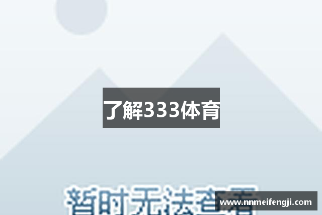 了解333体育